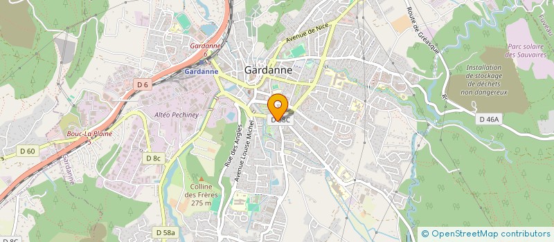 localisation de l'entreprise LA HUCHE DU FONT DU ROY à GARDANNE