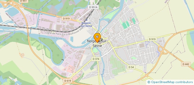 localisation de l'entreprise LA HUCHE GOURMANDE à NOGENT-SUR-SEINE