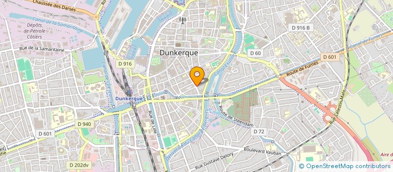 localisation de l'entreprise LA HUCHETTE à DUNKERQUE
