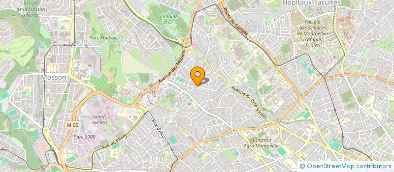 localisation de l'entreprise LA HUCHETTE à MONTPELLIER