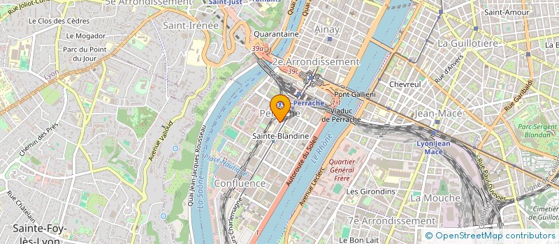 localisation de l'entreprise LA HUGONNIERE SARL à LYON