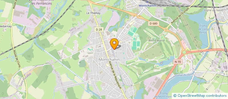 localisation de l'entreprise LA HUIT DEUX DIX  MONTCHANIN