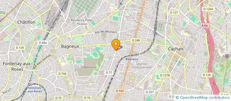 localisation de l'entreprise LA HUITIEME CASE à BAGNEUX