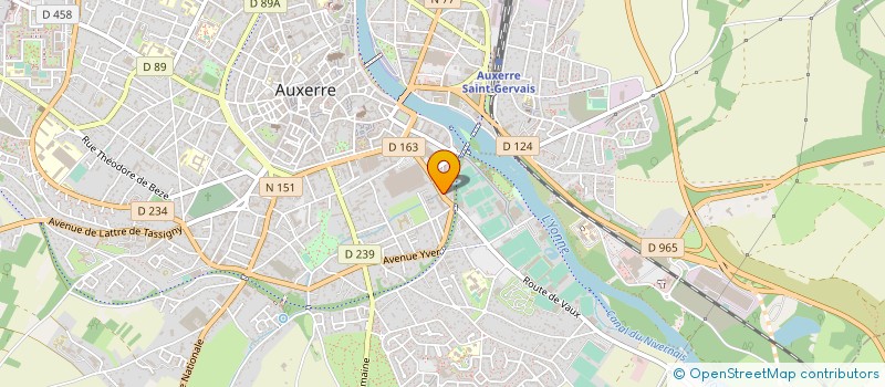 localisation de l'entreprise LA HUITIEME COULEUR à AUXERRE
