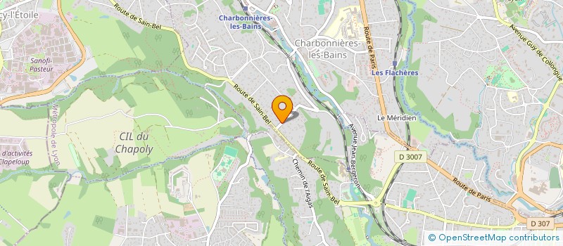 localisation de l'entreprise LA HUITIEME FAUTE  CHARBONNIERES-LES-BAINS