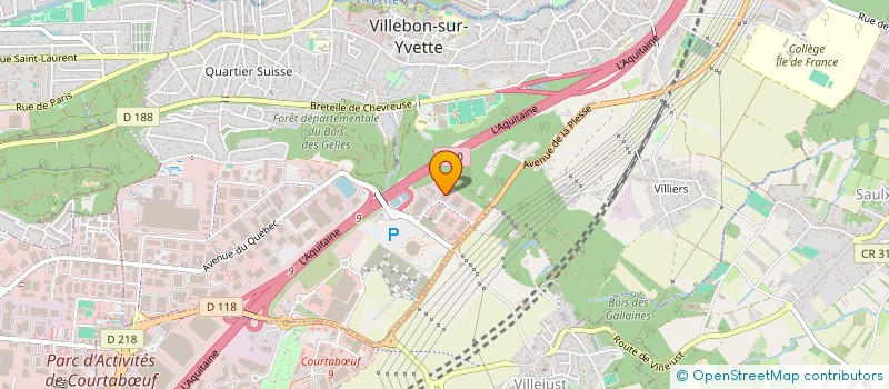localisation de l'entreprise LA HULOTTE à VILLEBON-SUR-YVETTE