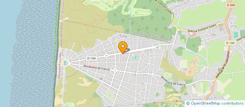 localisation de l'entreprise LA HULOTTE  CUCQ