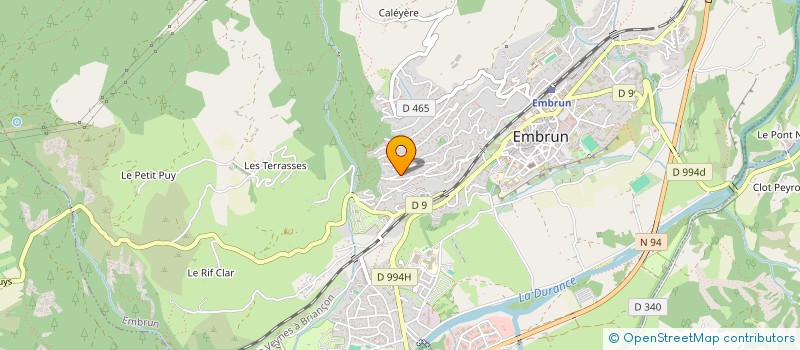 localisation de l'entreprise LA HULOTTE  EMBRUN