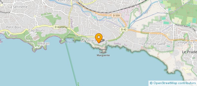 localisation de l'entreprise LA HULOTTE à LA GARDE