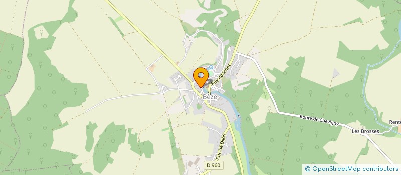 localisation de l'entreprise LA HULOTTE  BEZE