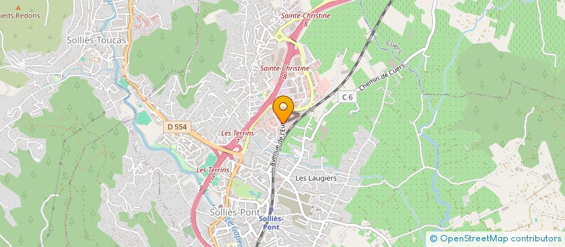 localisation de l'entreprise LA HULPE  SOLLIES-PONT