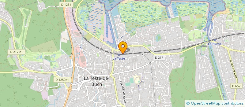 localisation de l'entreprise LA HUMEYRE à LA TESTE-DE-BUCH