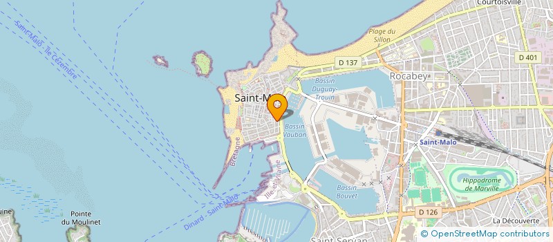localisation de l'entreprise LA HUPERIE  SAINT-MALO