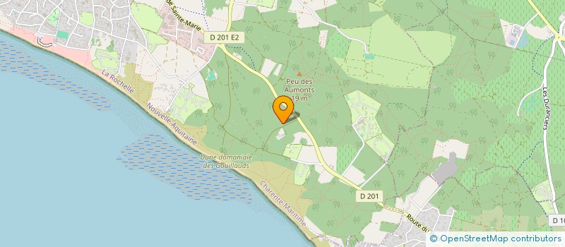 localisation de l'entreprise LA HUPPE  LE BOIS-PLAGE-EN-RE