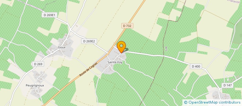 localisation de l'entreprise LA HUTTE à PERIGNAC
