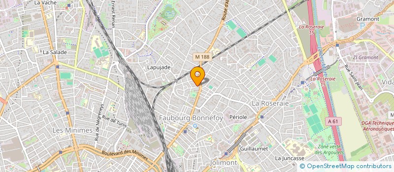 localisation de l'entreprise LA HUTTE à TOULOUSE