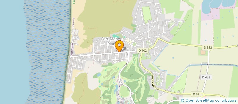 localisation de l'entreprise LA HUTTERIE à FORT-MAHON-PLAGE