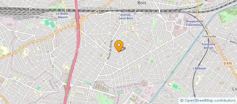 localisation de l'entreprise LA INVEST à AULNAY-SOUS-BOIS