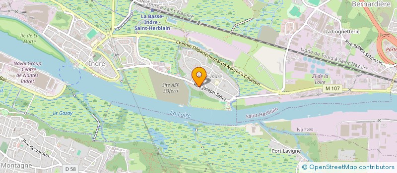 localisation de l'entreprise LA IVY  INDRE