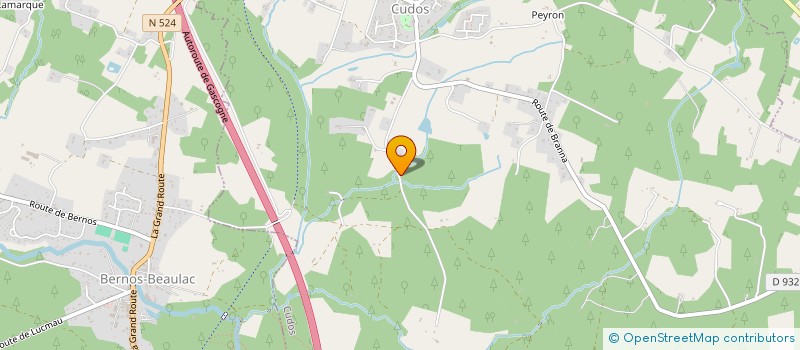 localisation de l'entreprise LA J-RAF  CUDOS