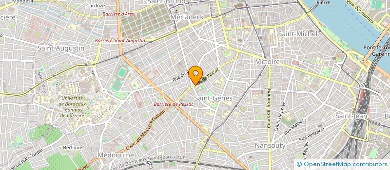 localisation de l'entreprise LA JACCC  BORDEAUX