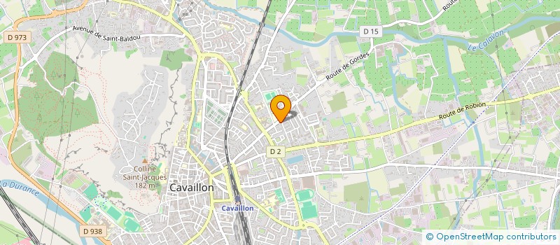 localisation de l'entreprise LA JACINE  CAVAILLON