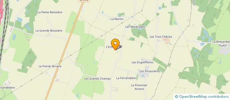 localisation de l'entreprise LA JACQUELINIERE FRERES  SORIGNY