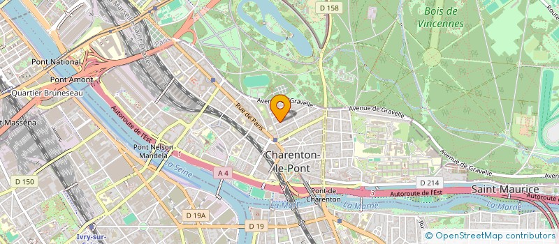 localisation de l'entreprise LA JACQUEMINIERE  CHARENTON-LE-PONT