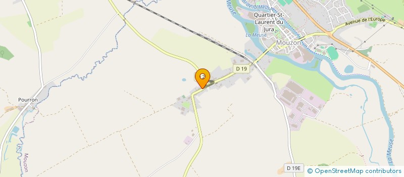localisation de l'entreprise LA JACQUETTE à MOUZON