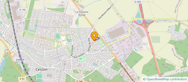 localisation de l'entreprise LA JACQUOTE  VERT-SAINT-DENIS