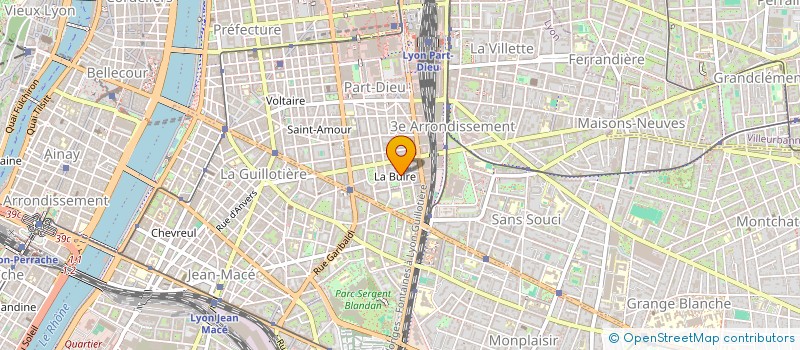 localisation de l'entreprise LA JACQUOTTE  LYON 3EME