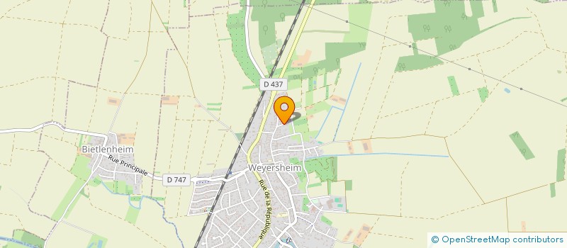 localisation de l'entreprise LA JACUZZI BULLE HOUSE  WEYERSHEIM