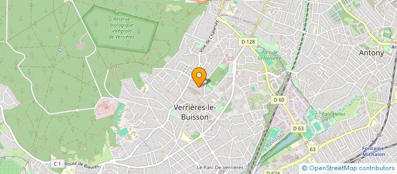 localisation de l'entreprise LA JAGUDE à VERRIERES-LE-BUISSON