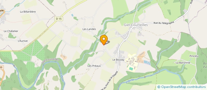 localisation de l'entreprise LA JALOUSIE à PUTANGES-LE-LAC