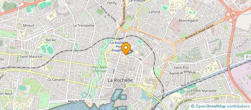 localisation de l'entreprise LA JALOUSIE FORESTIERE  LA ROCHELLE