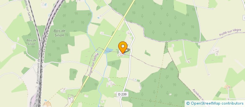 localisation de l'entreprise LA JALUERE à JUIGNE SUR SARTHE