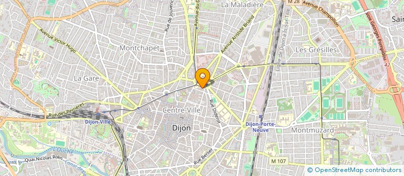 localisation de l'entreprise LA JAMAIQUE à DIJON