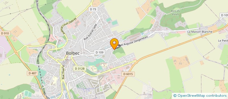 localisation de l'entreprise LA JANADE  BOLBEC