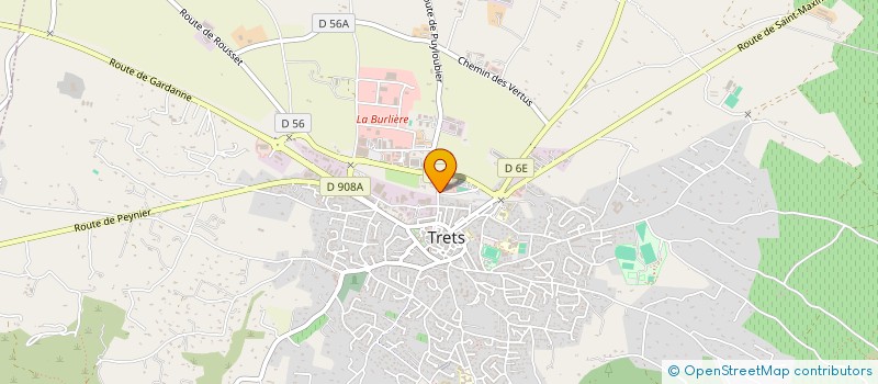 localisation de l'entreprise LA JANKISTANAISE DE LAVERIE à TRETS