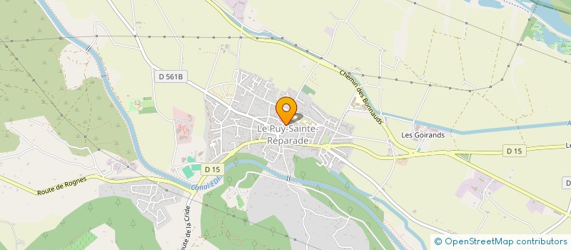 localisation de l'entreprise LA JANSONNAISE  ASSOCIATION DES CHASSEURS DE SAINT ESTEVE JANSON  SAINT-ESTEVE-JANSON