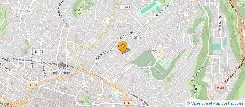localisation de l'entreprise LA JANTE NORMANDE  BIHOREL