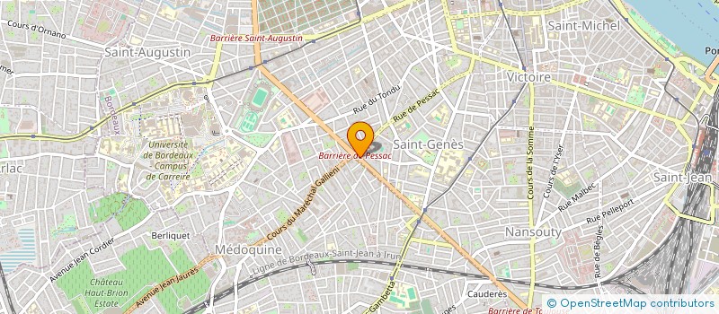 localisation de l'entreprise LA JARDAISE  BORDEAUX