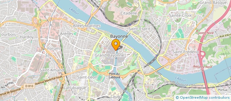 localisation de l'entreprise LA JARDINIERE à BAYONNE