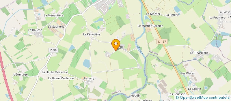 localisation de l'entreprise LA JARIETTE  LE BIGNON