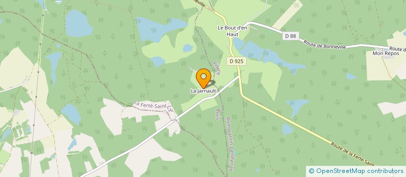 localisation de l'entreprise LA JARNAULT  LA FERTE-SAINT-CYR