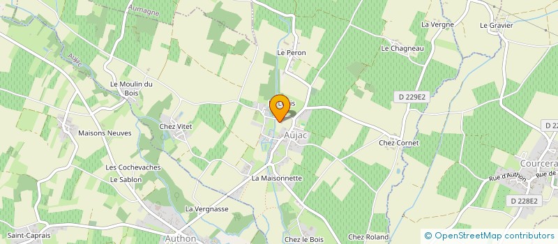 localisation de l'entreprise LA JAROUSSERIE à AUJAC