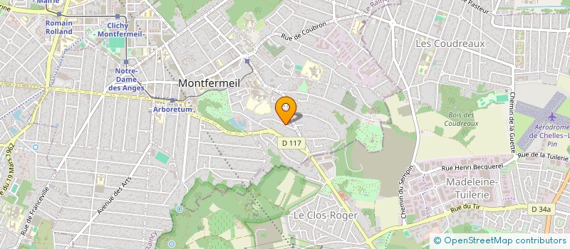localisation de l'entreprise LA JARRIE à MONTFERMEIL