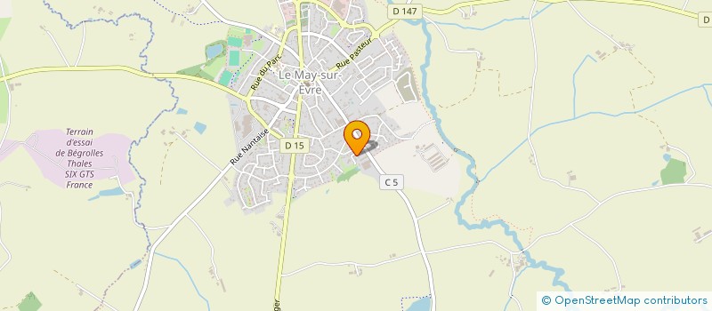 localisation de l'entreprise LA JARRIE à LE MAY-SUR-EVRE