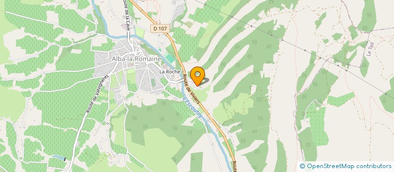 localisation de l'entreprise LA JARRIGUE à ALBA-LA-ROMAINE