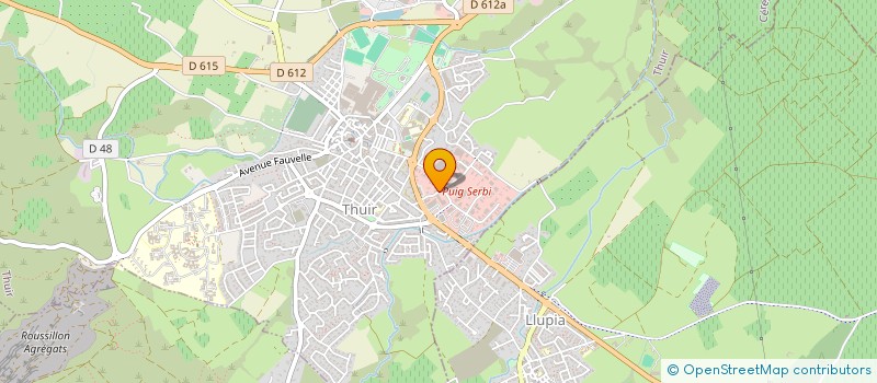 localisation de l'entreprise LA JASSE  THUIR